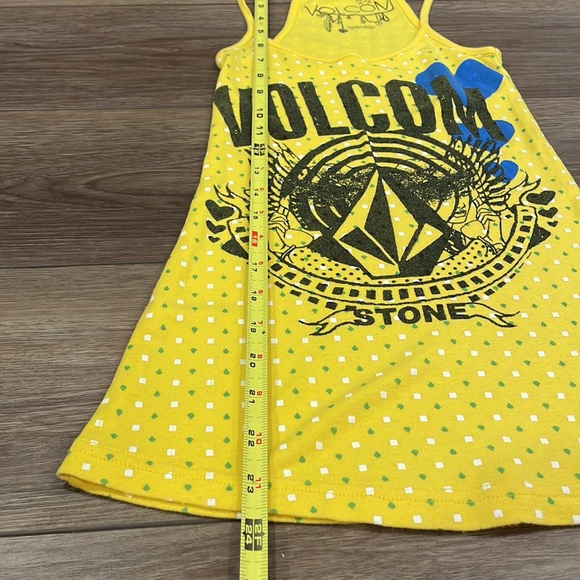 Volcom Stone Chick-N-StrappyTank Yellow Tank top - Picture 6 of 8